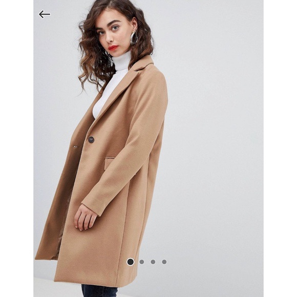 New look tailored coat in camel Clearance